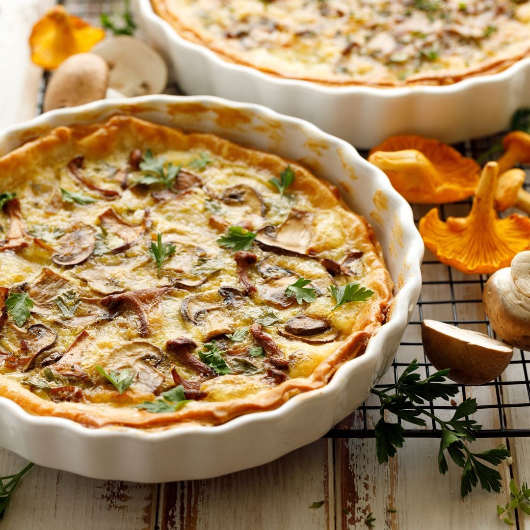 Quiche de setas: la receta más fácil y deliciosa que nos pide el cuerpo en otoño