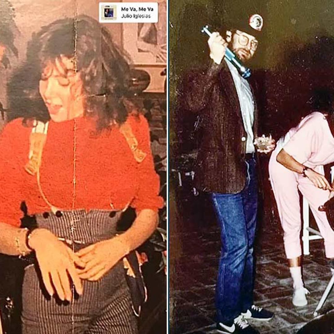 De su amistad con Julio Iglesias a la paella que preparó a Spielberg, Ana Obregón rescata las fotos más divertidas