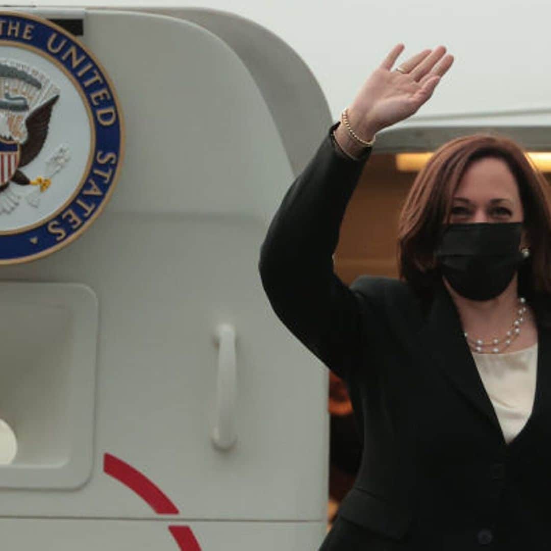 El saludo en español de Kamala Harris al presidente de México