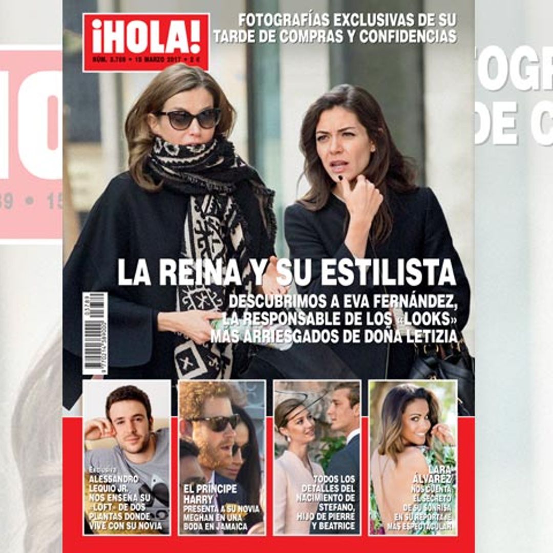 Fotografías exclusivas en ¡HOLA!: la reina Letizia y su estilista Eva Fernández, tarde de compras  y confidencias