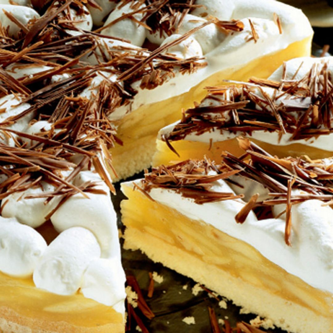 Tarta de manzana y merengue