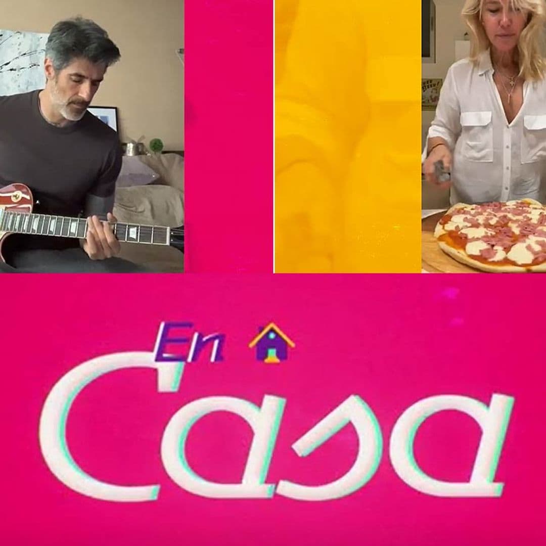 Jorge Fernández muestra su lado musical y Valeria Mazza sus dotes de cocinera en este capítulo de 'En casa'