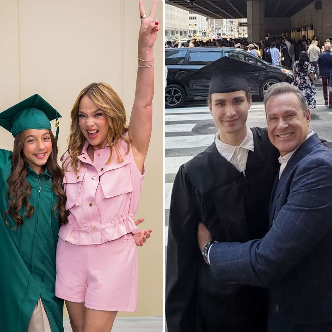 ¡Papás orgullosos! Así celebran los hijos de los famosos su graduación en 2026