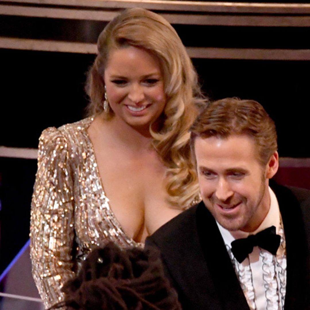 Ryan Gosling, en los Oscar con una 'misteriosa' rubia... ¿dónde estaba Eva Mendes?