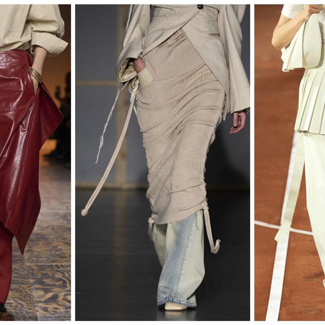 El ‘layering’ dosmilero de pantalón con falda está de vuelta
