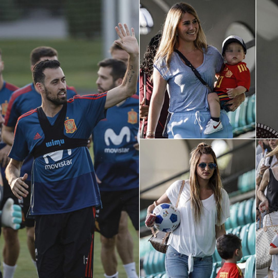 Anna Ortiz, Elena Galera... reunión de WAG´s en los entrenamientos de la selección