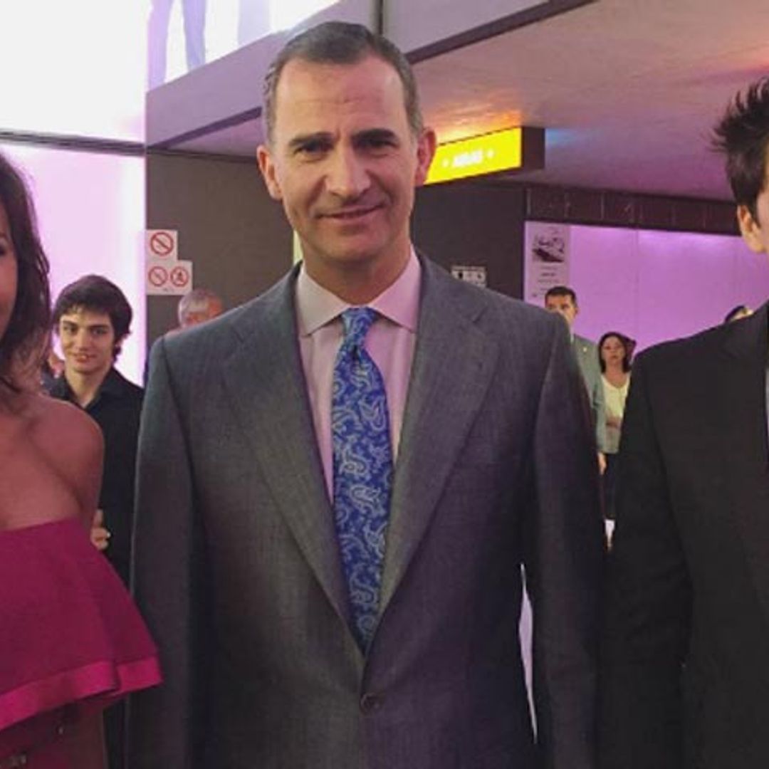 ¿Qué hacían Paloma Lago y su hijo con el Rey?