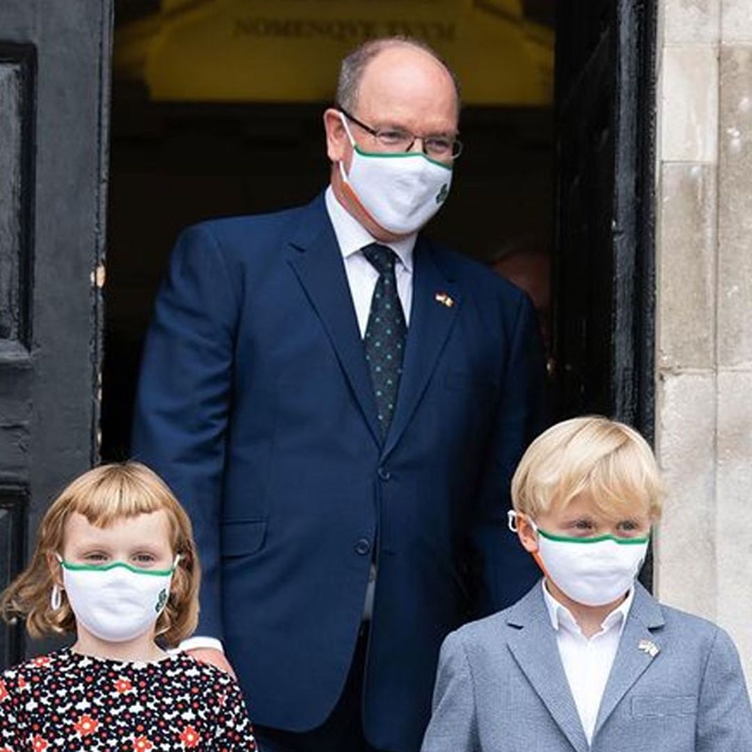 La princesa Charlene, la gran ausente en el primer día de cole de sus mellizos, Jacques y Gabriella