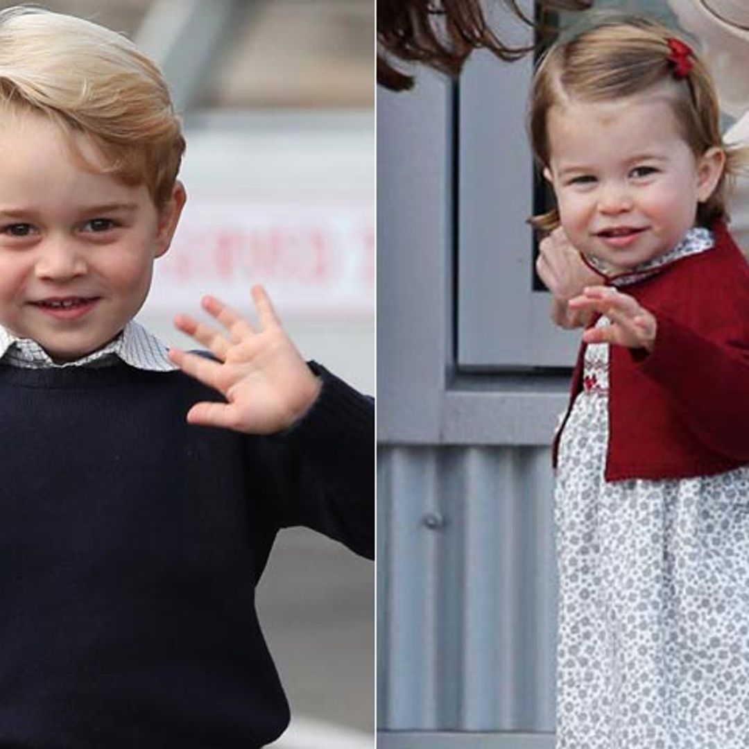 Los príncipes George y Charlotte sorprenden a la reina Isabel II con un regalo por su 91 cumpleaños