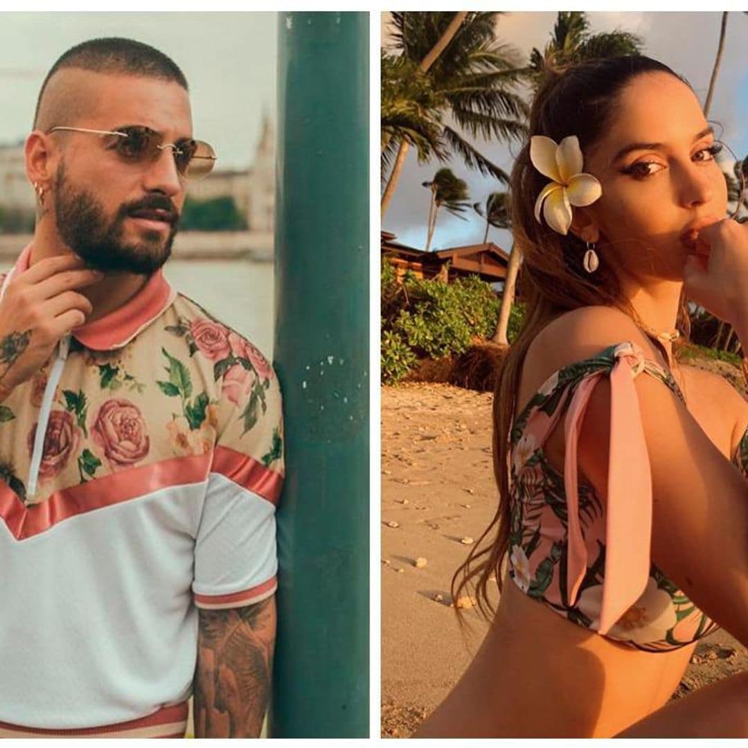 Maluma y Natalia Barulich están en Emiratos Árabes Unidos