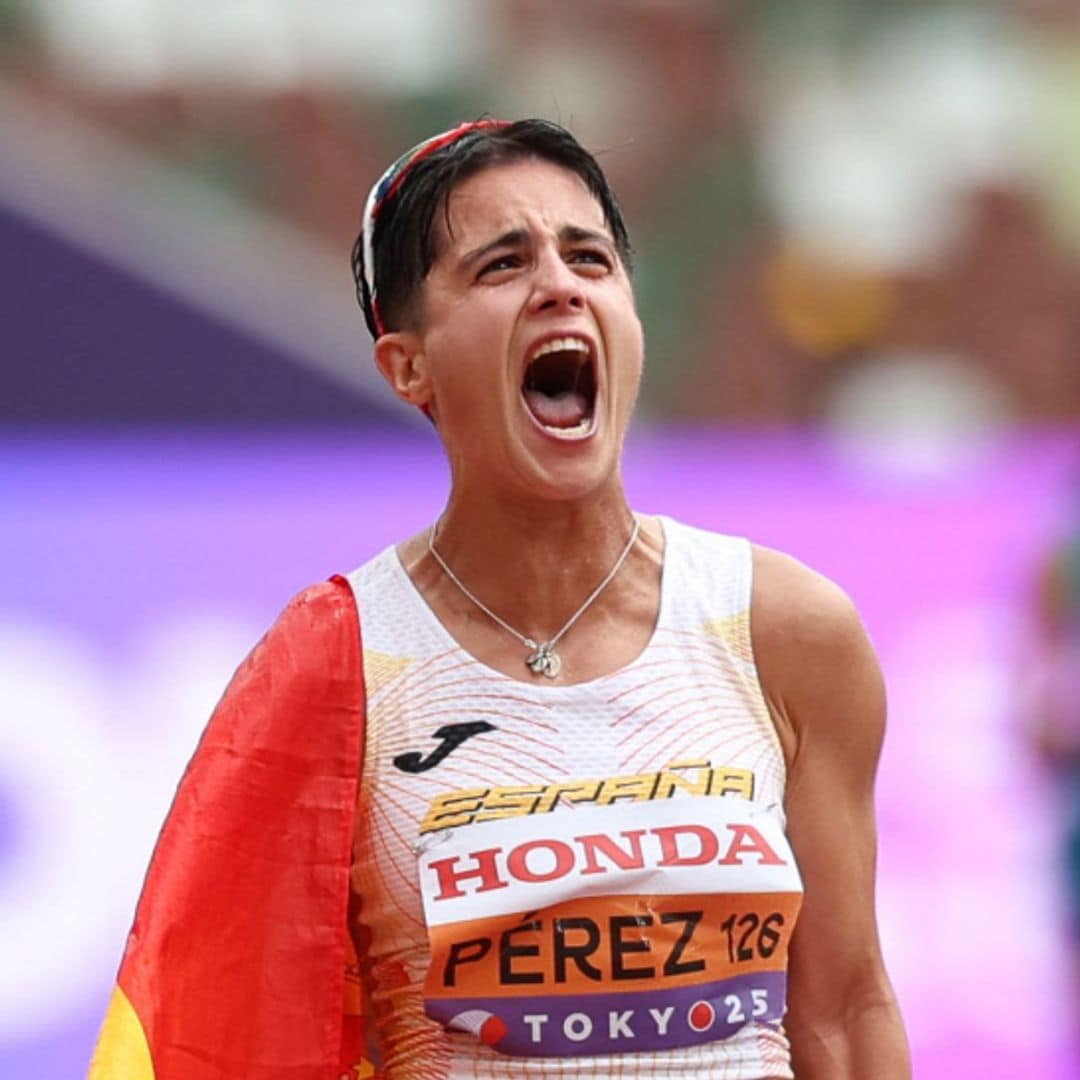 La atleta María Pérez conquista su tercer oro mundial y recibe una felicitación muy especial de los Reyes: “Naciste para hacer historia”