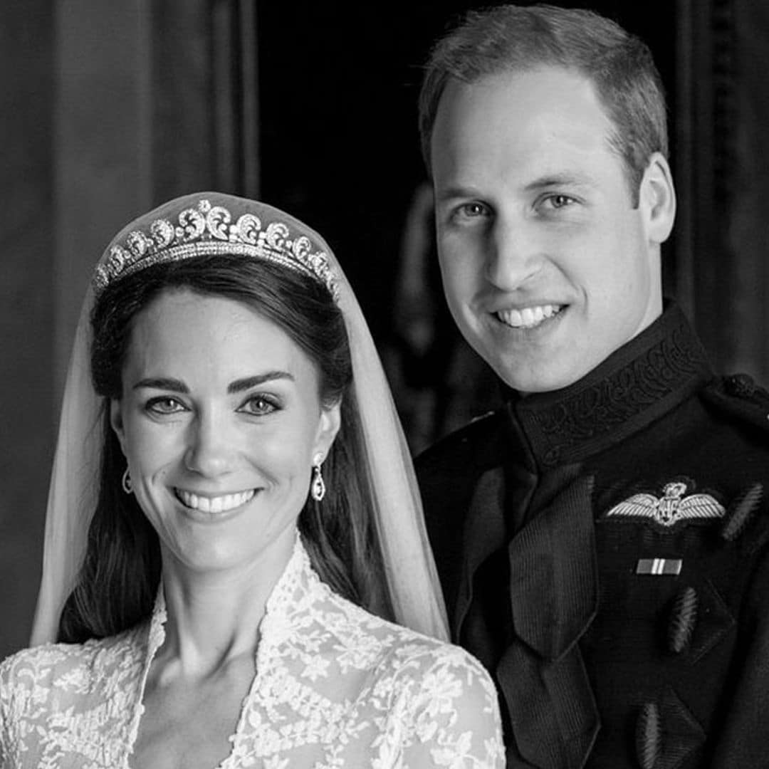 Los príncipes de Gales comparten una foto inédita por su  aniversario de boda