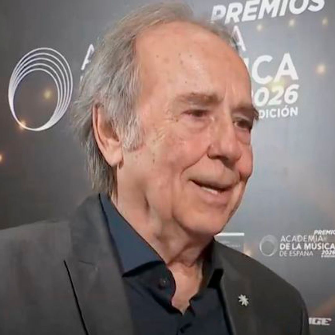 La emoción de Serrat en la noche que recibe el Premio de Honor de la Academia de la Música: "Es el resultado de la supervivencia"