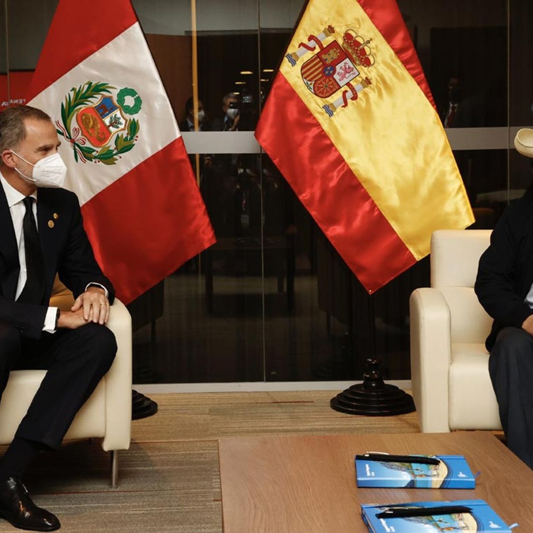 Don Felipe, de luto en Perú tras la muerte de la abuela de doña Letizia