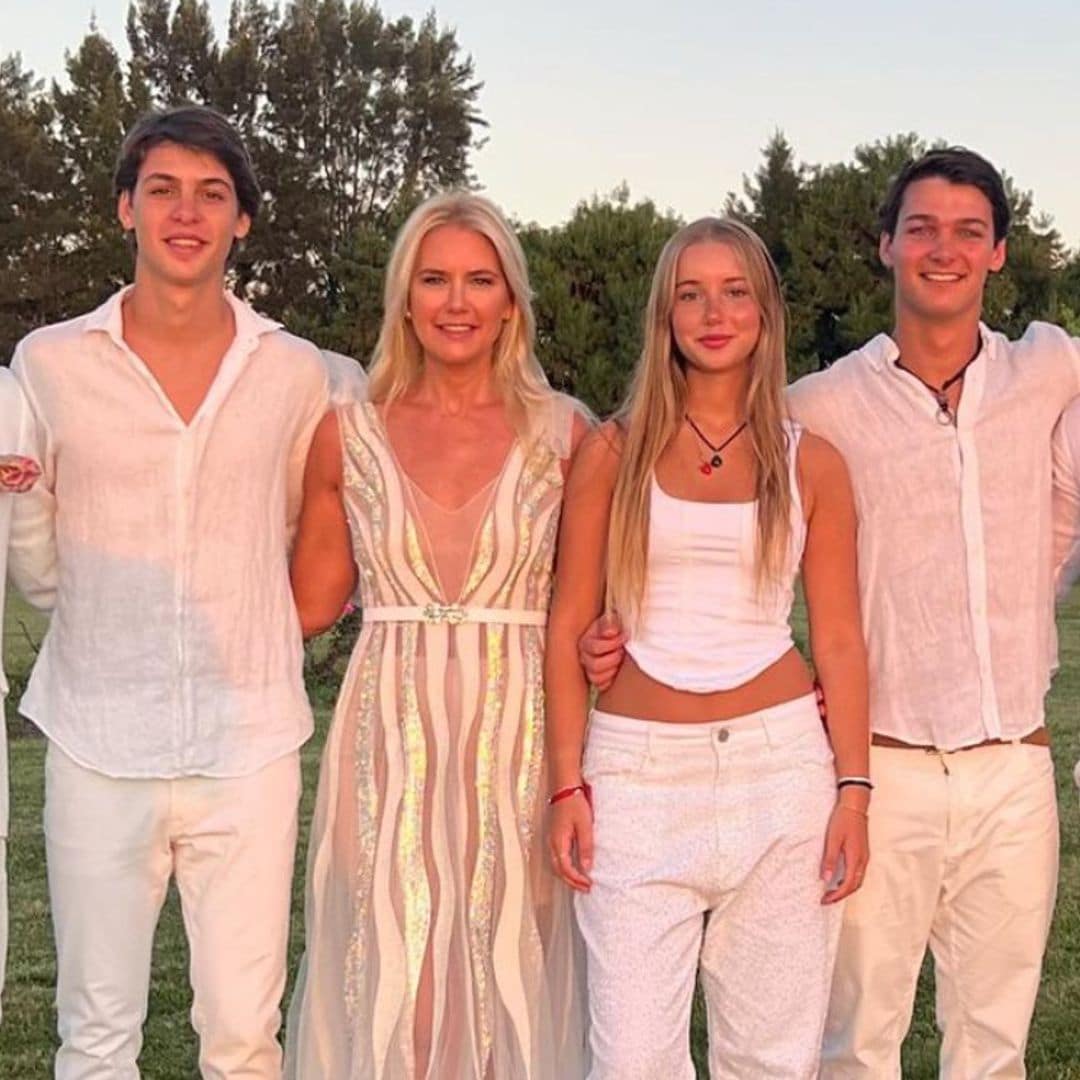 Casada desde hace 25 años con Alejandro Gravier y madre de cuatro hijos: así es la vida personal de Valeria Mazza