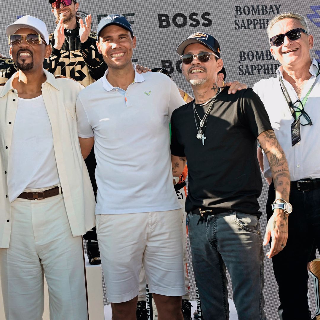 El actor Will Smith, Rafa Nadal (su equipo, Team Rafa, quedó en segunda posición), el cantante puertorriqueño Marc Anthony y Alejandro Agag, que agradeció a todos su apoyo "en un momento clave, ya que es nuestra primera carrera en Estados Unidos"