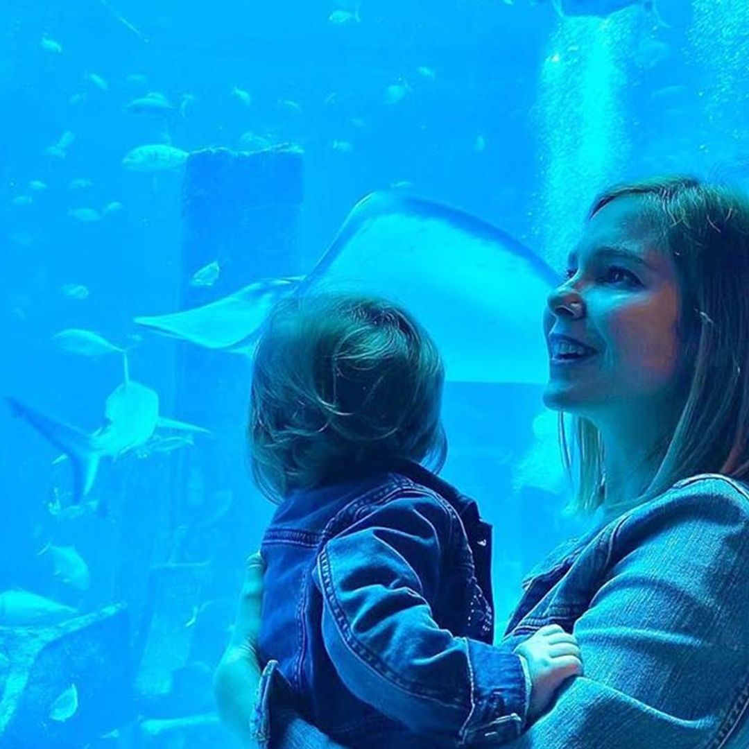 La emoción de Natalia Sánchez y Marc Clotet al 'descubrir el mundo' a través de su hija Lia