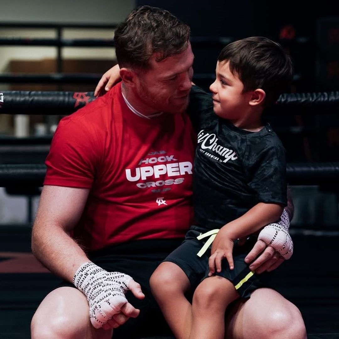 El emotivo mensaje de 'El Canelo' a su único hijo varón: 'Siempre voy a estar para ti'