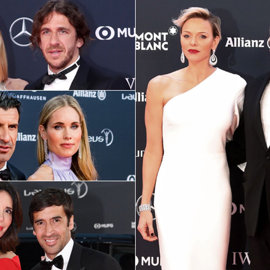 Alberto y Charlene de Mónaco, con la 'realeza' del deporte en los Premios Laureus