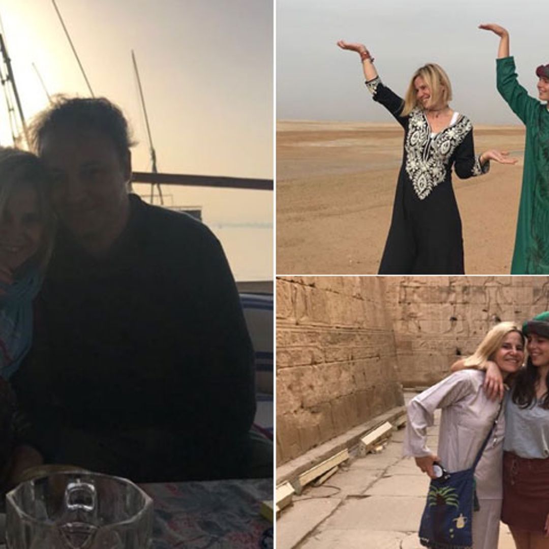 Eugenia Martínez de Irujo y Narcís Rebollo disfrutan de Egipto con Cayetana