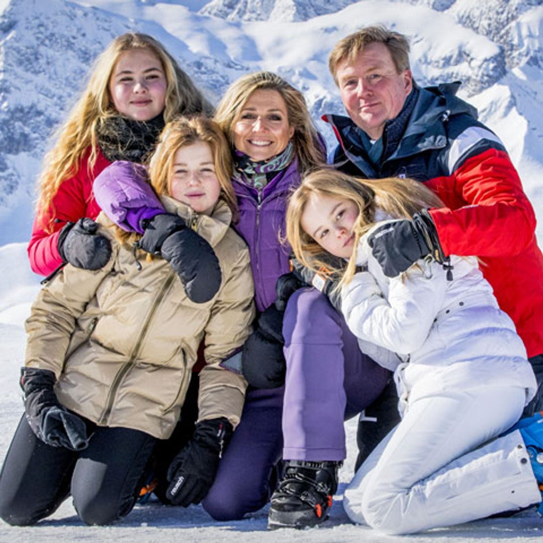 La Familia Real holandesa 'descongela' Lech a punto de 'flash'