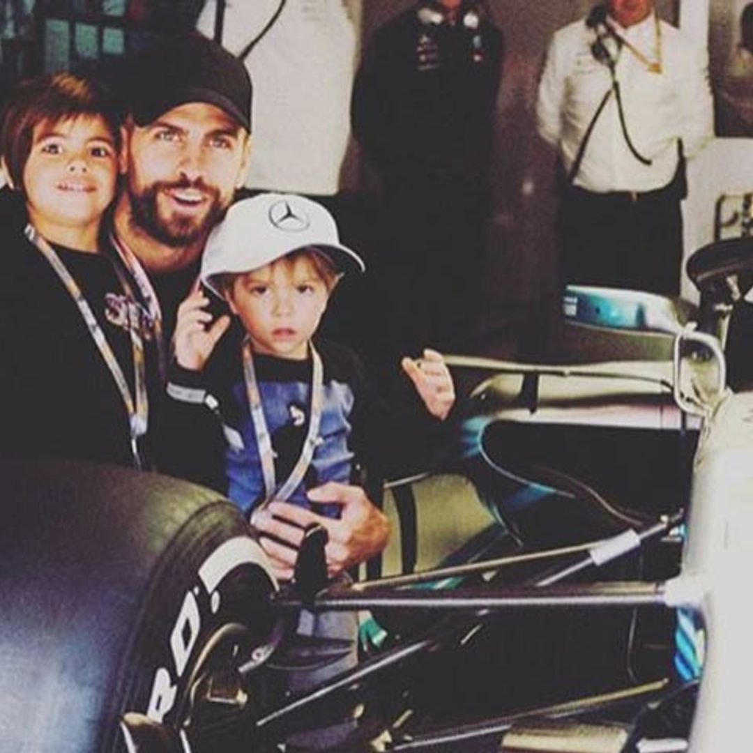 ¡Cuidado Hamilton! Milan, hijo de Shakira y Piqué, podría ser tu duro rival