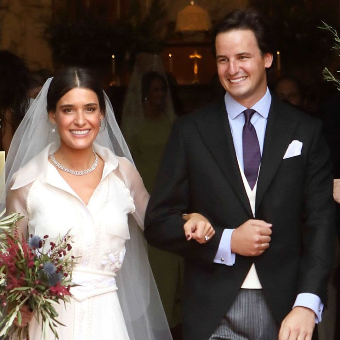 La elegante boda de Lucía Martín Alcalde y Santiago Benjumea reúne en Madrid a la aristocracia sevillana