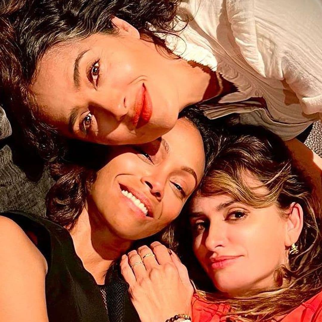 Salma Hayek, Penélope Cruz y Zoe Saldaña; tres latinas y una gran amistad