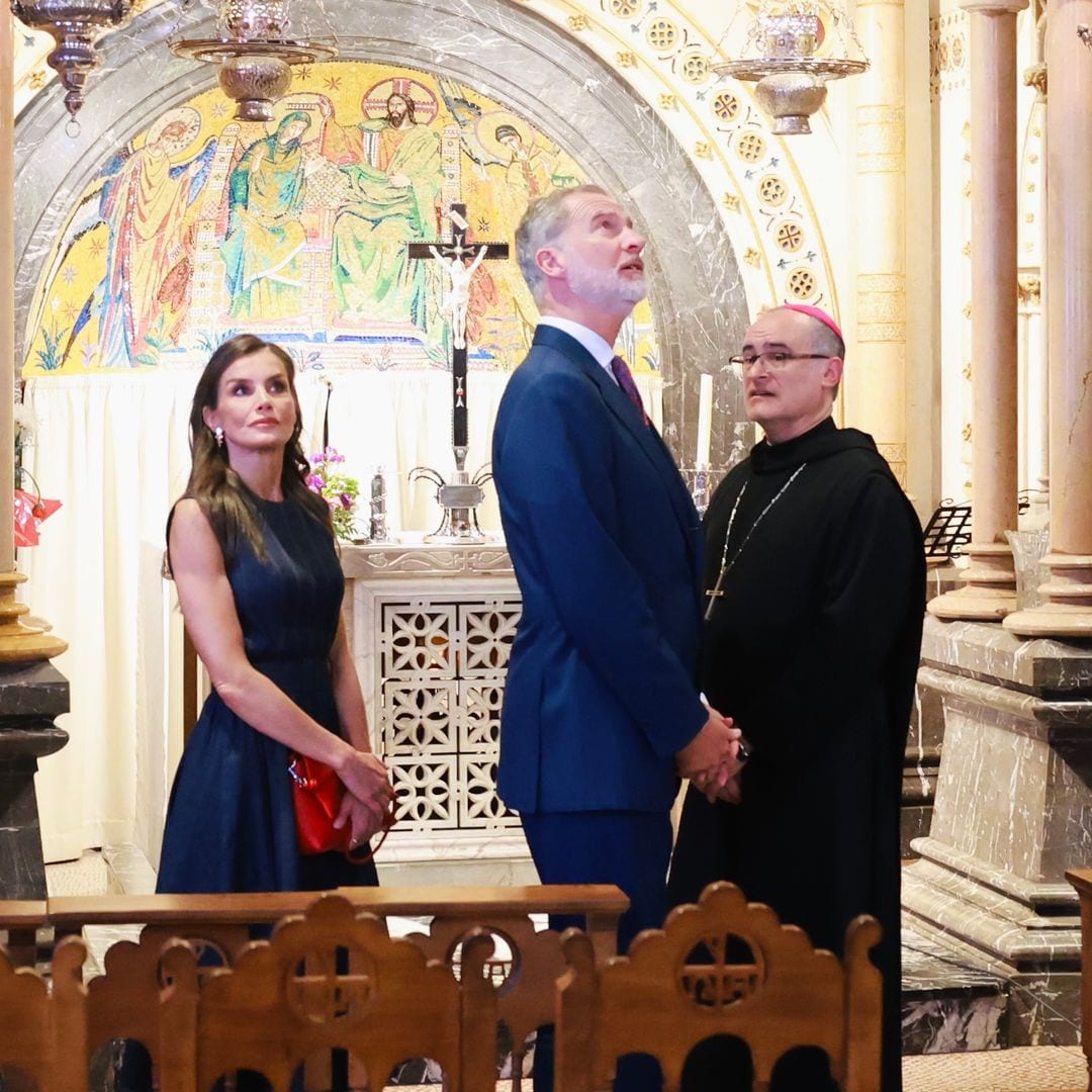 Los reyes Felipe y Letizia, en Barcelona para celebrar los 1.000 años del Monasterio de Montserrat