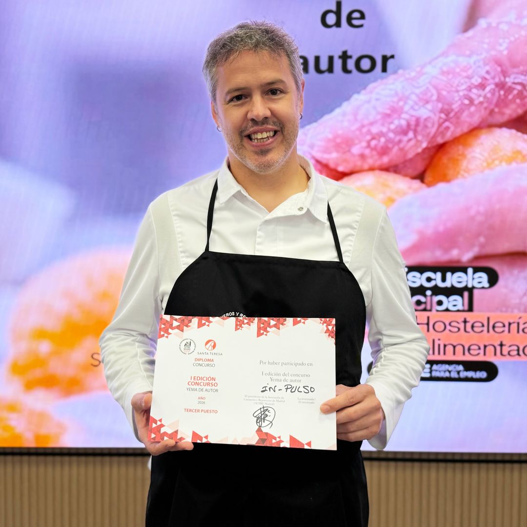 Álex de la Fuente, de IN-PULSO, tercer premio.