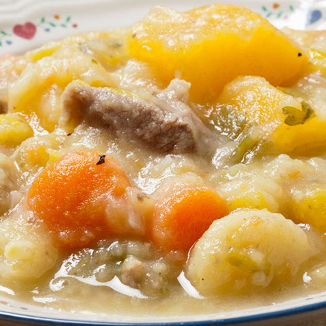 'Lamb cawl' (guiso de cordero)