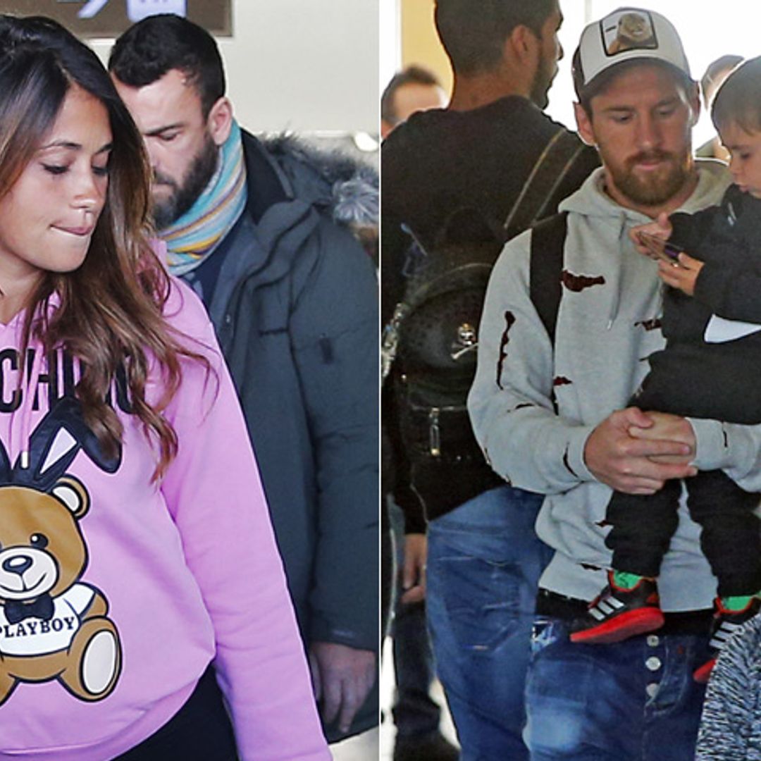 La bonita estampa familiar de Leo Messi y Antonela Roccuzzo tras acabar las vacaciones de Navidad