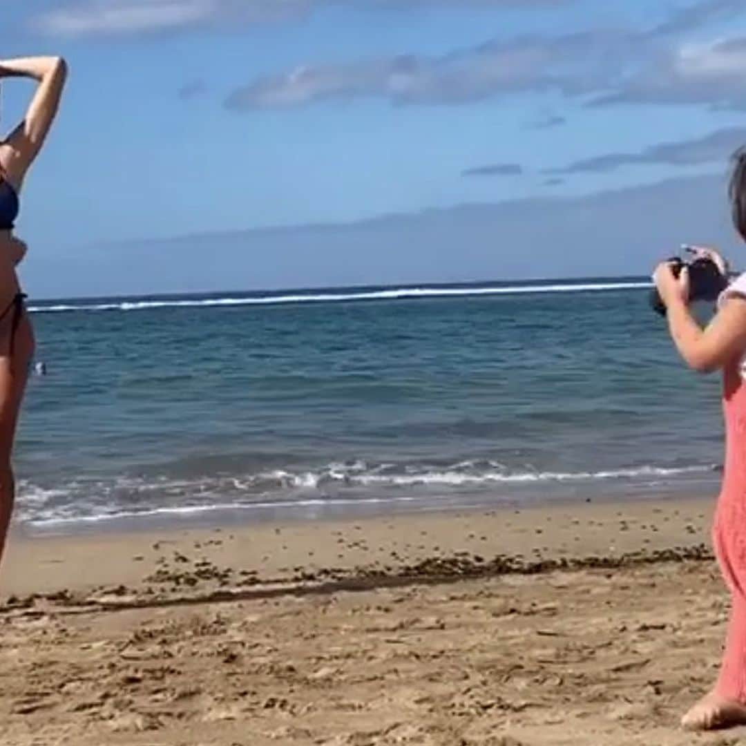 Ariadne Artiles tiene a la mejor directora y fotógrafa... ¡su hija Ari!