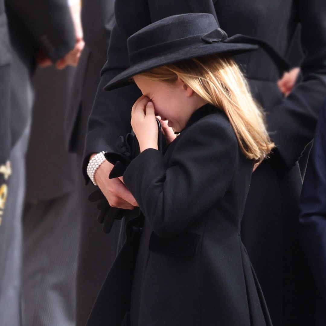 La princesa Charlotte, de las lágrimas a la risa
