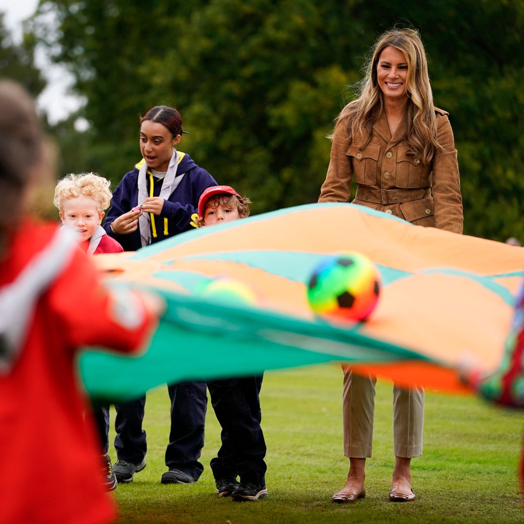 Kate Middleton y Melania Trump lideran una mañana "salvaje" en Frogmore Gardens