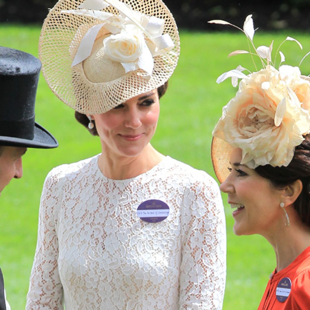 La Duquesa de Cambridge y Mary de Dinamarca, el encuentro de dos musas en Ascot