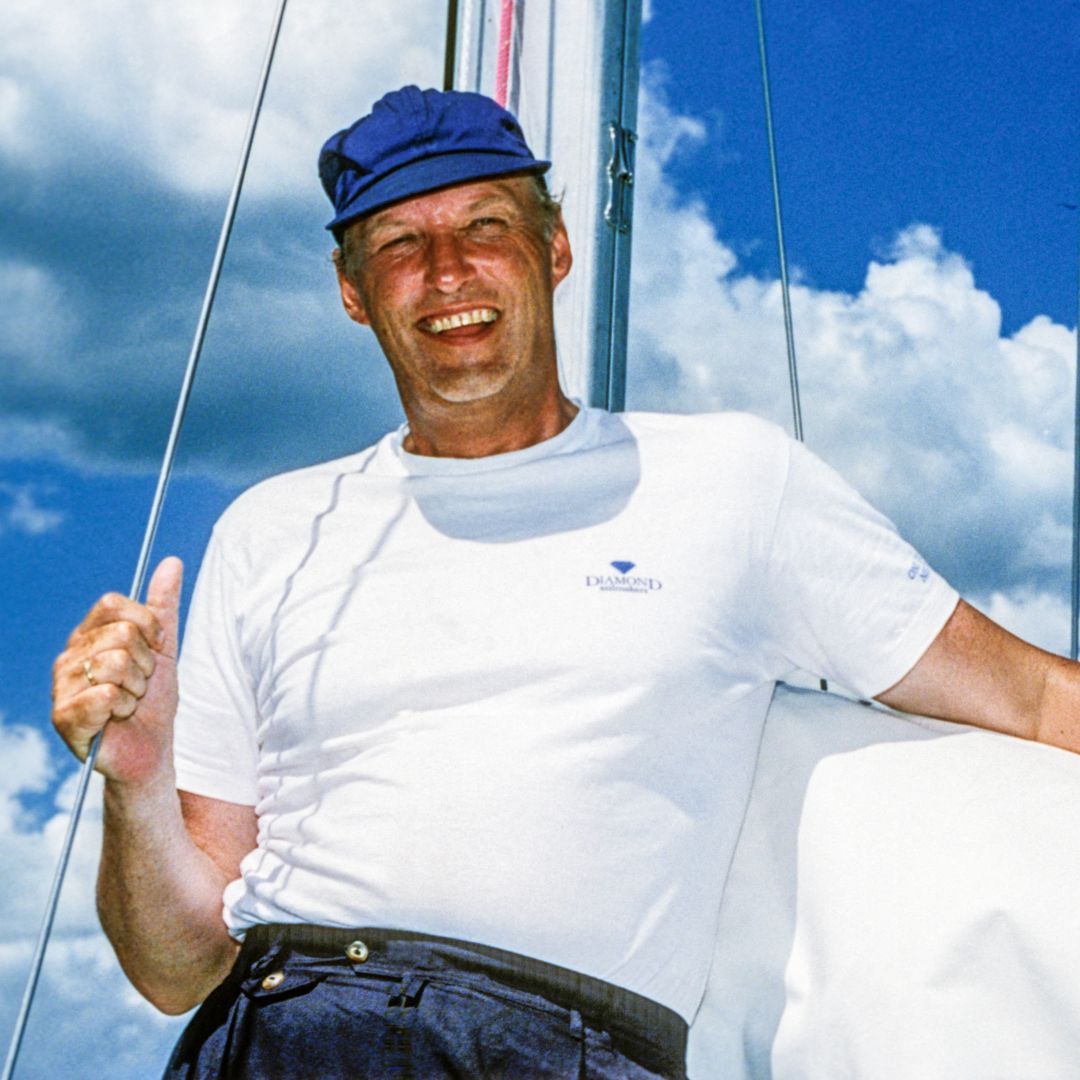 La imagen nostálgica de Harald de Noruega que recuerda lo apuesto y corpulento que era de joven: "Le llamaban el Rey deportista"