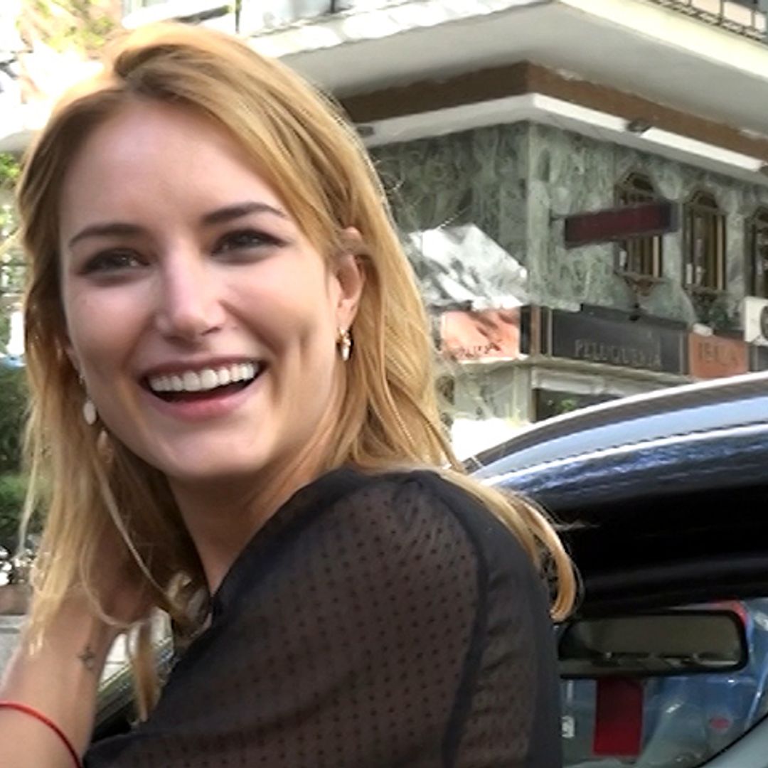 La sonrisa de Alba Carrillo cuando le preguntan por su relación con David Vallespín