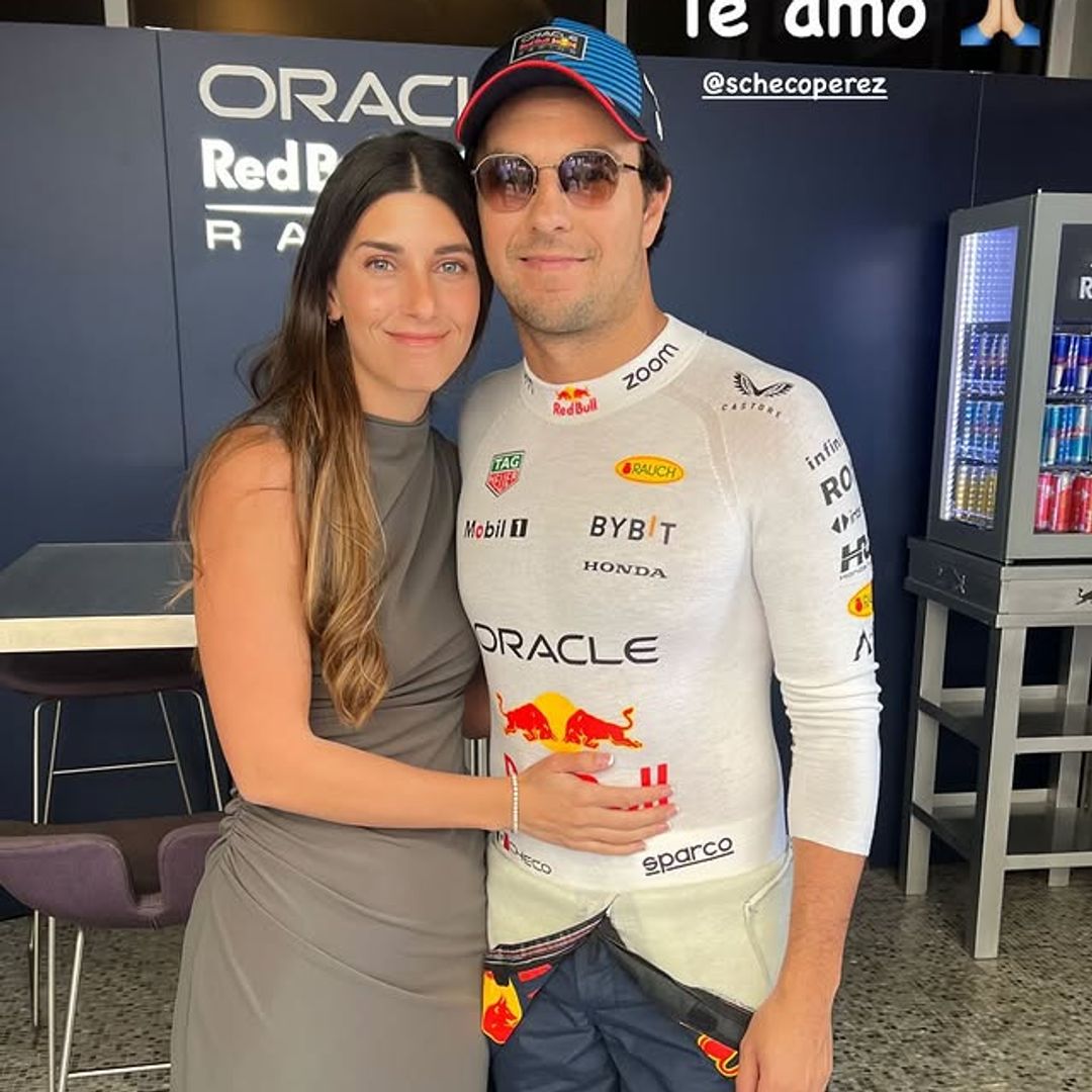 Sergio 'Checo' Pérez y Carola Martínez celebran su octavo aniversario de bodas con tiernas fotografías
