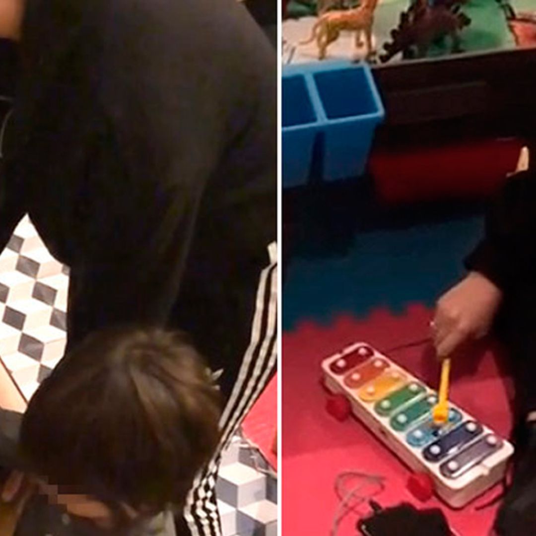 Manuela, la hija de Alejandro Sanz, da un tierno concierto junto a su hermano Leonardo