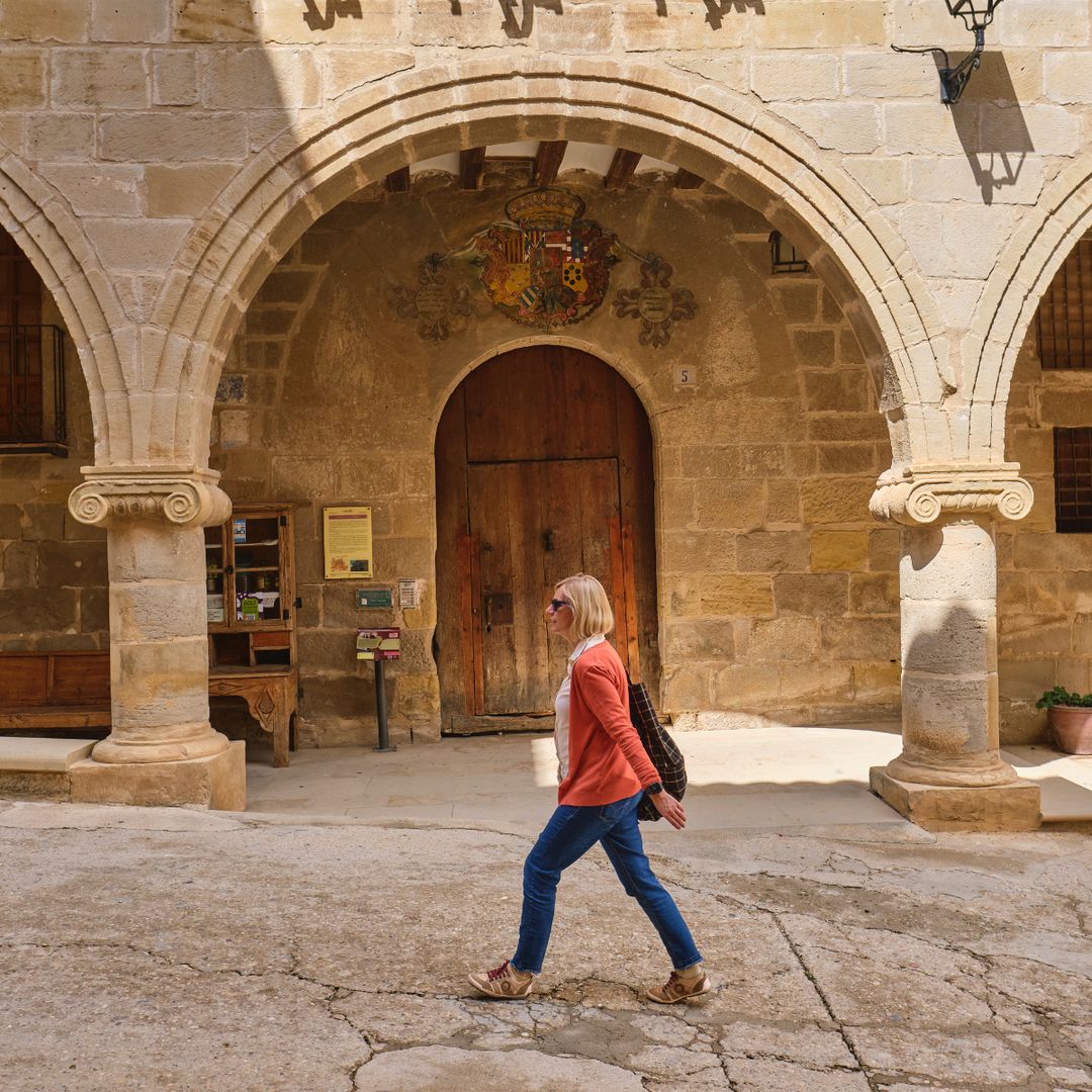 Casa de la Encomienda en el pueblo de La Fresneda, Matarraña, Teruel