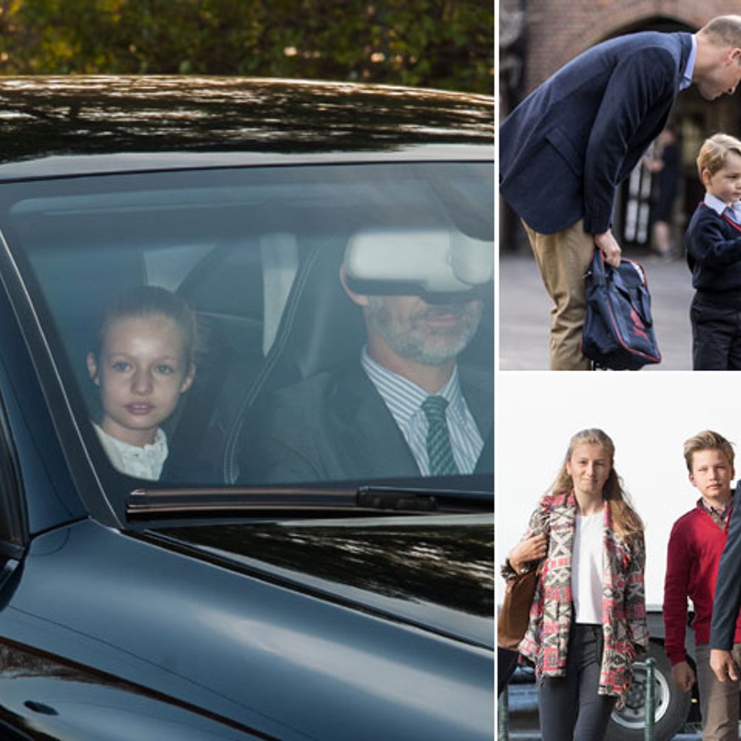 La extraña vuelta al cole que cada año protagonizan los Reyes con la princesa Leonor y la infanta Sofía