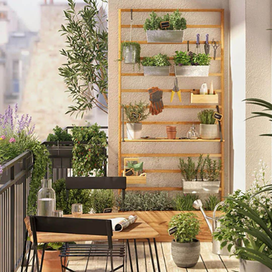No te resistas a la moda de exponer plantas en estanterías pensadas para ellas