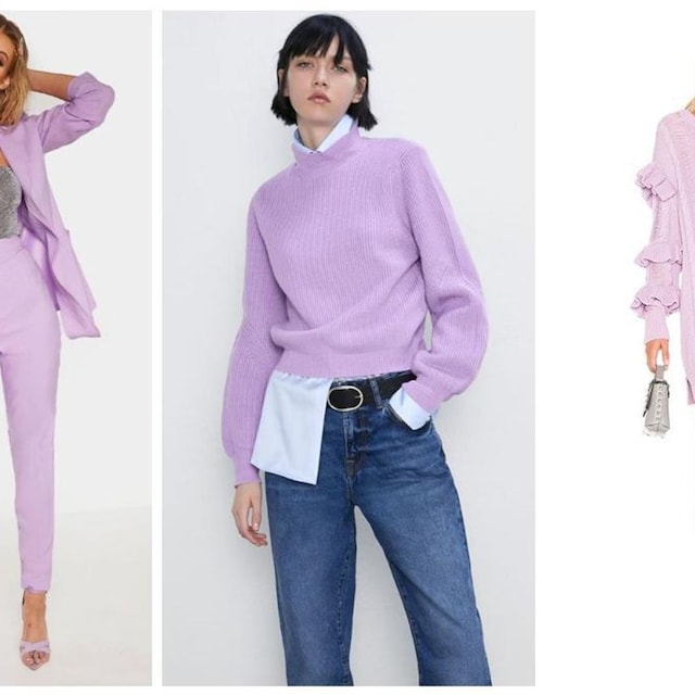 looks lila para invierno
