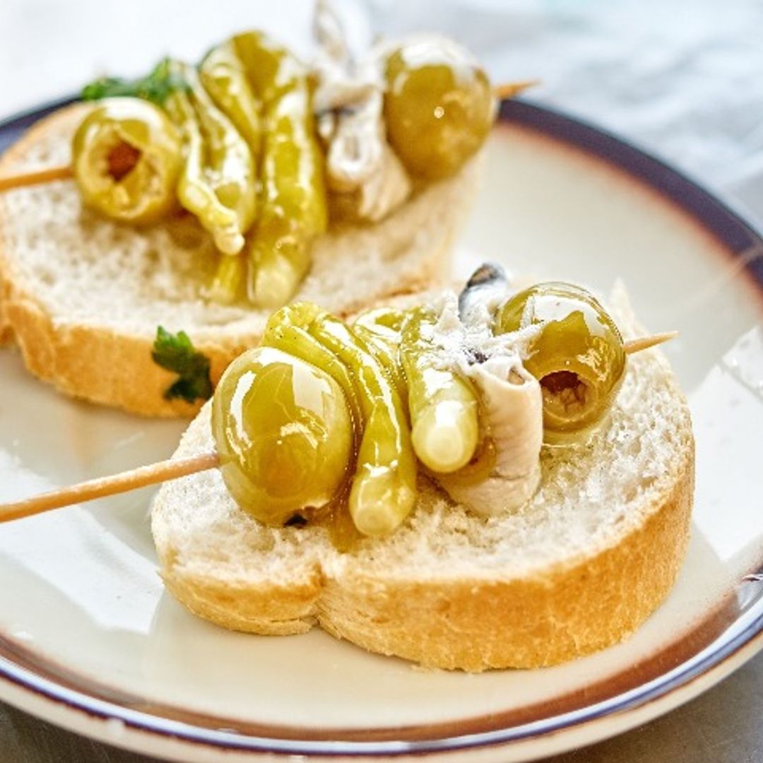 Gilda con boquerón en vinagre