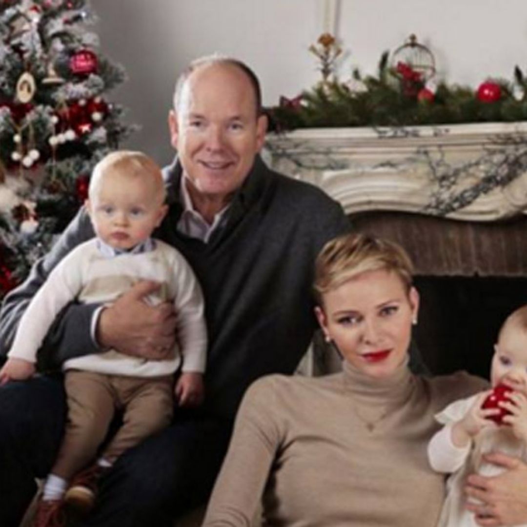 El 'christmas' de Alberto y Charlene de Mónaco con sus preciosos mellizos