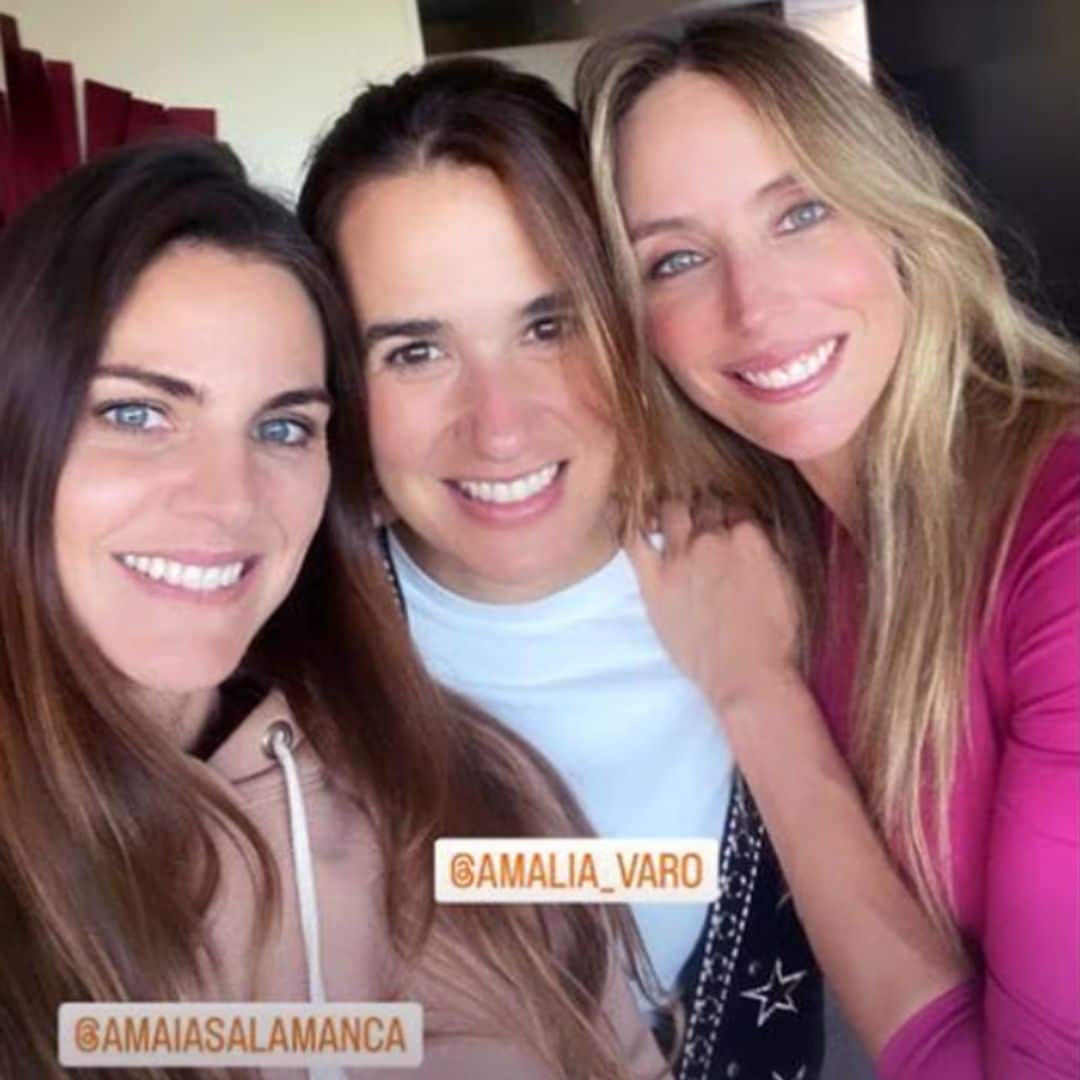 Amaia Salamanca y su cuñada Cristina Gullón