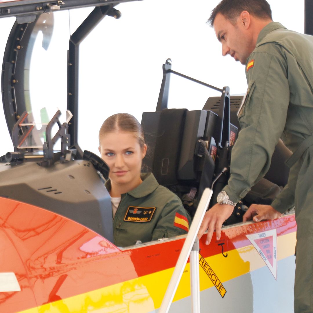 La princesa Leonor en una de las actividades de su severo curso militar