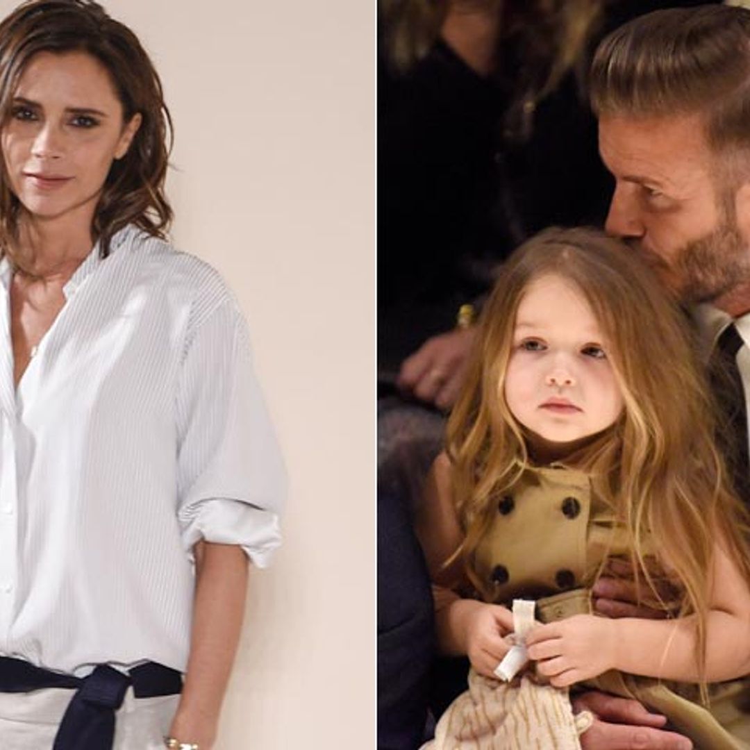 ¿Zapatos de tacón o botas de fútbol? Harper Beckham empieza a tenerlo claro