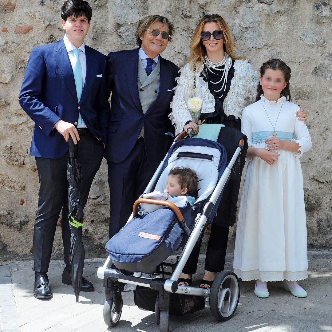 Sofía Mazagatos y Tito Pajares: reunión familiar por la comunión de su hija Sofía